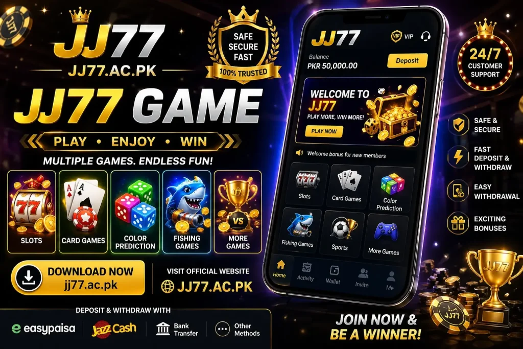 Play JJ77 Game in Pakistan